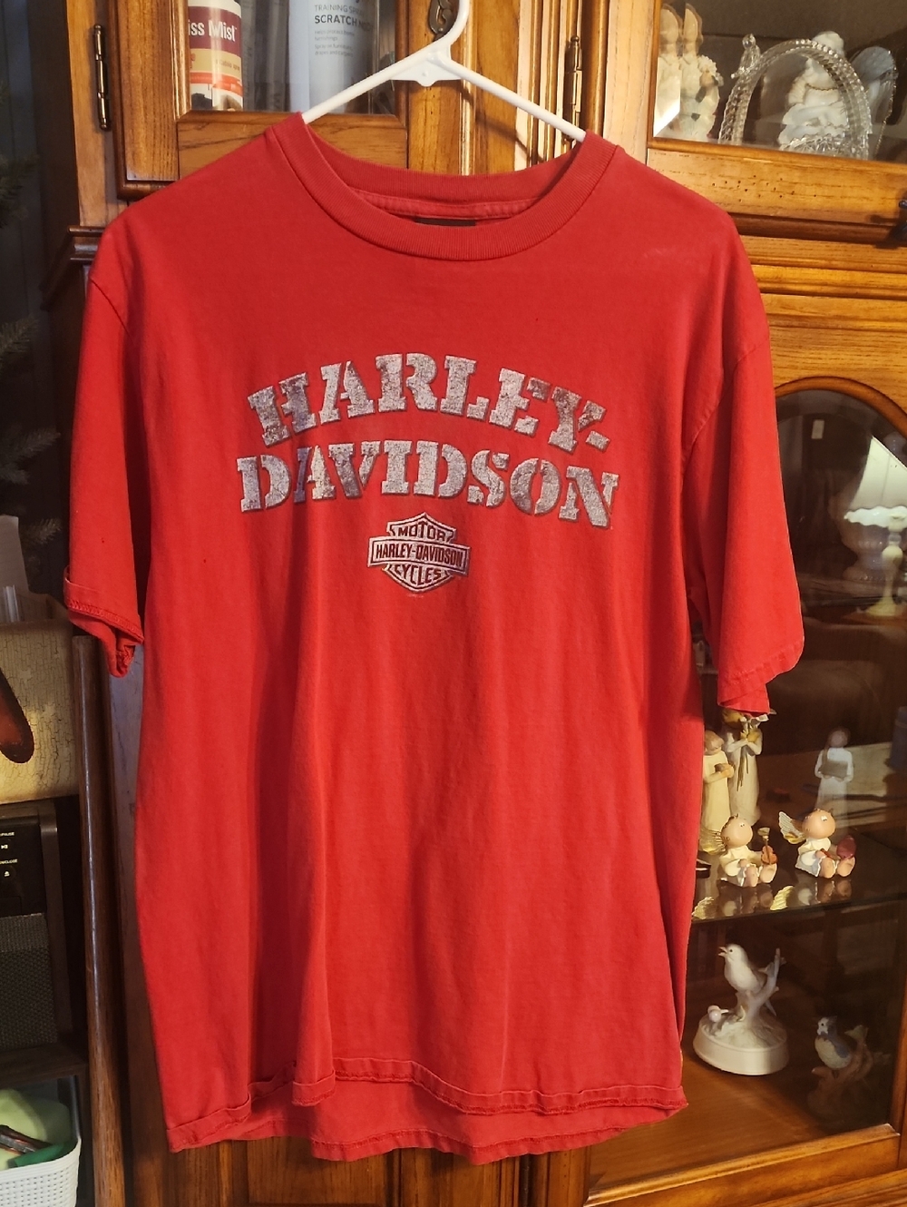 ‼️50%_5+Bundles‼️ Harley-Davidson Red Short Sleeve Logo Tee B1